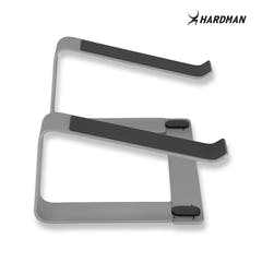 Hardman LSR2 Laptopständer aus Aluminium, silber