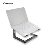 Hardman LSR2 Laptopständer aus Aluminium, silber