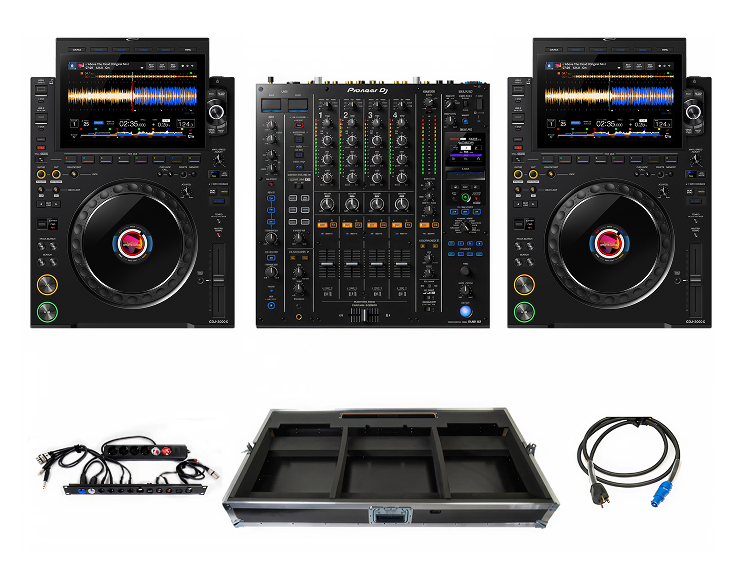 AlphaTheta CDJ-3000X & DJM-A9 Bundle