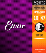 Elixir Nanoweb Phosphor Bronze Gitarrensaiten (HD Light, 13-53)