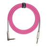 Grooveland Tweed Vinkel Gitarrenkabel (6m - Pink)