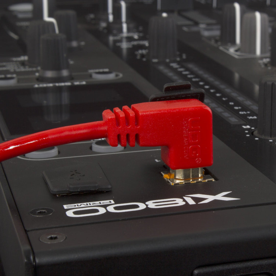 UDG Ultimate Audio Kabel USB 2.0 A-B Rot Winklig 3m