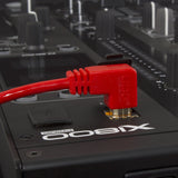 UDG Ultimate Audio Kabel USB 2.0 A-B Rot Winklig 3m